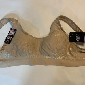 Bali Size Small comfort flex fit nude bra.  Lightly padded cups sewn in.  NWT